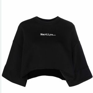 N21 cropped marilyn sweatshirt 40